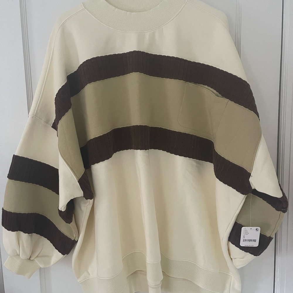 Brand New with Tags: Free People Long Sleeve Sweater/Sweatshirt